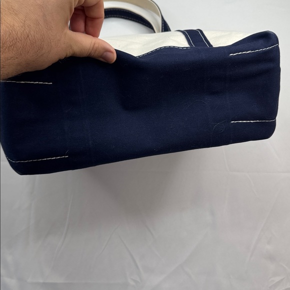 LL Bean Boat Tote with a company logo called medsun has a small spot (see photo) - Picture 8 of 10